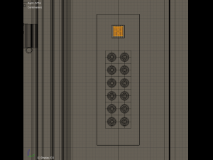 3d european vintage elevator - arched model 3Dモデル