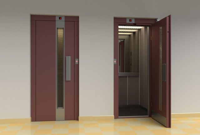 vintage european elevator Modelo 3D .c4d .max .obj .3ds .fbx .stl .blend 