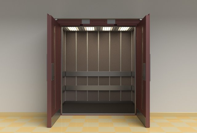vitage cargo elevator 3D 模型 .c4d .max .obj .3ds .fbx .stl .blend 