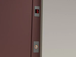 2x people lift cargo elevator 3D Model