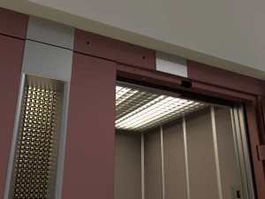 2x people lift cargo elevator 3D Model