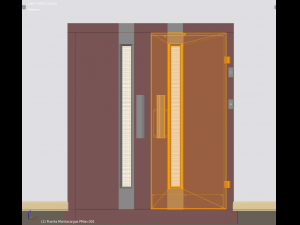 2x people lift cargo elevator Model 3D