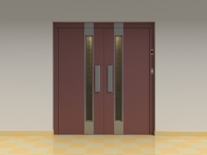 2x people lift cargo elevator Model 3D