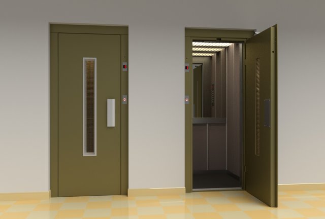 european vintage elevator 3Dモデル .c4d .max .obj .3ds .fbx .stl .blend 