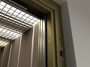 european vintage elevator 3D Model