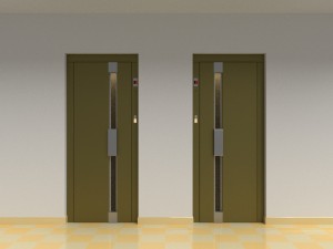 vintage european elevator 3D 모델