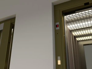 vintage european elevator 3D Model