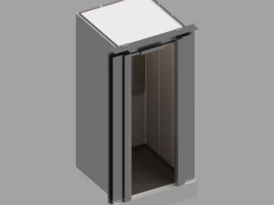 vintage european elevator 3D Model