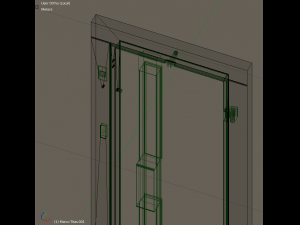 vintage european elevator 3D 모델