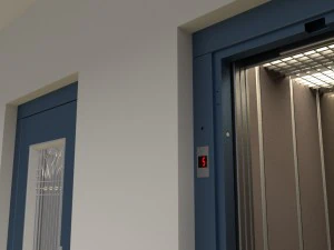 vintage european elevator 3D Model