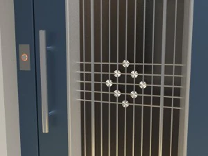 vintage european elevator 3D Model