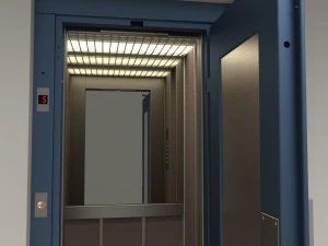 vintage european elevator 3D Model