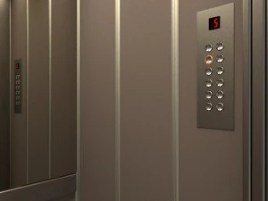 vintage european elevator 3D Model