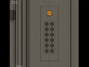 vintage european elevator 3D Model