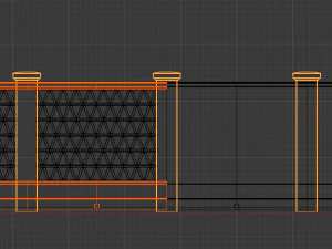mediterranean bricks fences 3D Model