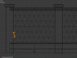 mediterranean bricks fences 3D Model