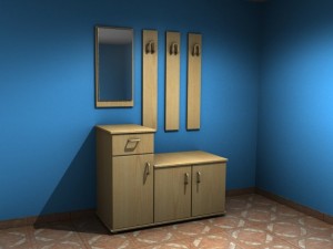 hall furniture Modelo 3D