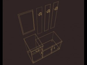 hall furniture Modelo 3D