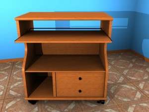 computer desk 3D Модель