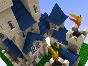 toy bricks compatible building castle 3D मॉडल