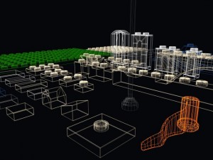 toy bricks compatible building castle 3D मॉडल