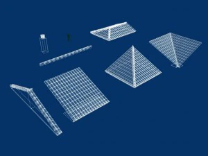 modular arabic roofs 3D Model
