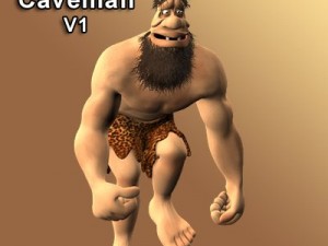 caveman Model 3D