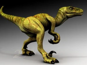 ヴェロキラプトル 3Dモデル