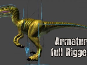 velociraptor 3Dモデル
