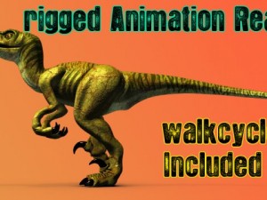velociraptor 3Dモデル