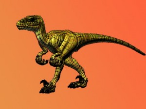 velociraptor 3Dモデル