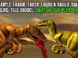 velociraptor 3Dモデル