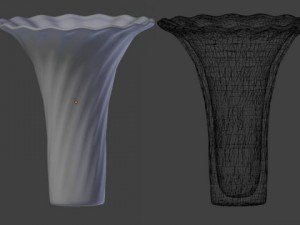 black and white vase collection Modelo 3D