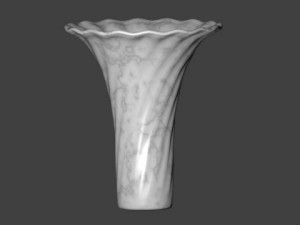 black and white vase collection Modelo 3D