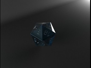 d20 Modelo 3D