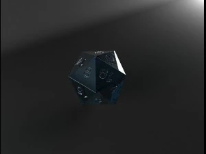 d20 Modelo 3D