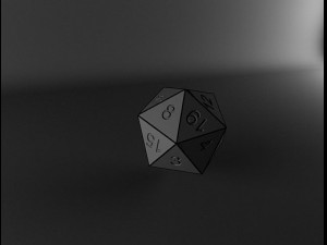 d20 3Dモデル