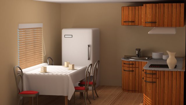 kitchen Modelo 3D .c4d .max .obj .3ds .fbx .stl .blend
