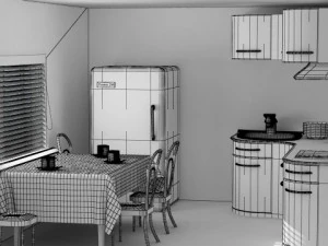 cucina Modello 3D