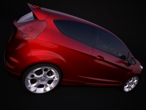 ford fiesta mk7 zetec s Modelo 3D