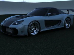 mazda rx7 veilside 3D Model