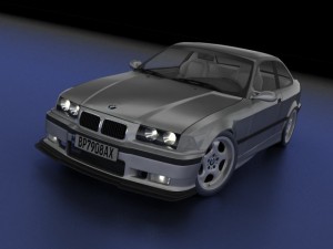 bmw m3 e36 3D 模型