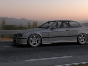 bmw m3 e36 3D 模型