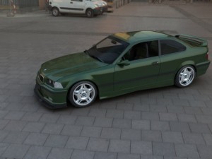 bmw m3 e36 3D 模型