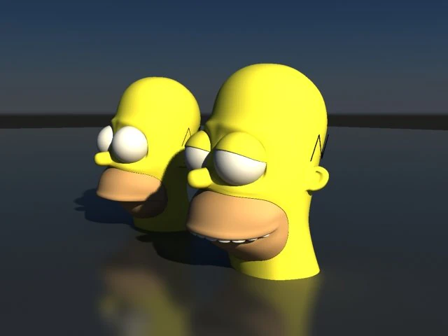 homer simpson 3D Model .c4d .max .obj .3ds .fbx .stl .blend 
