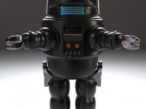robby the tin robot Modelo 3D