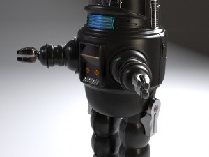 robby the tin robot 3D 모델