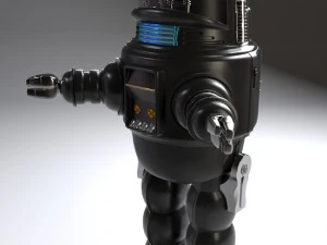 robby the tin robot 3D Model