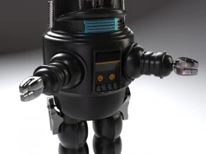 robby the tin robot 3D Model
