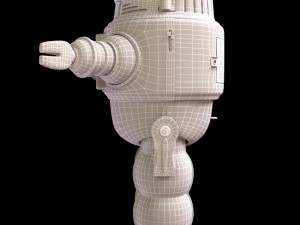 robby the tin robot 3D 모델